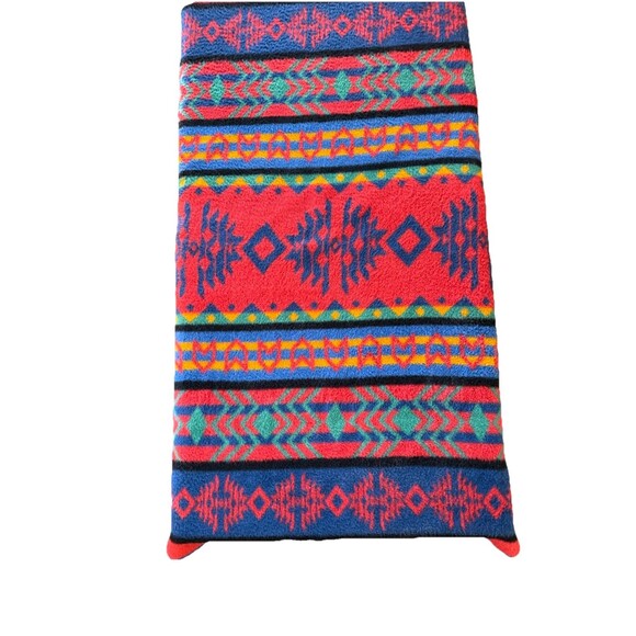 Biederlack Vintage Southwest Aztec Blanket Throw 54x76 Soft Acrylic Made in USA - Picture 3 of 9